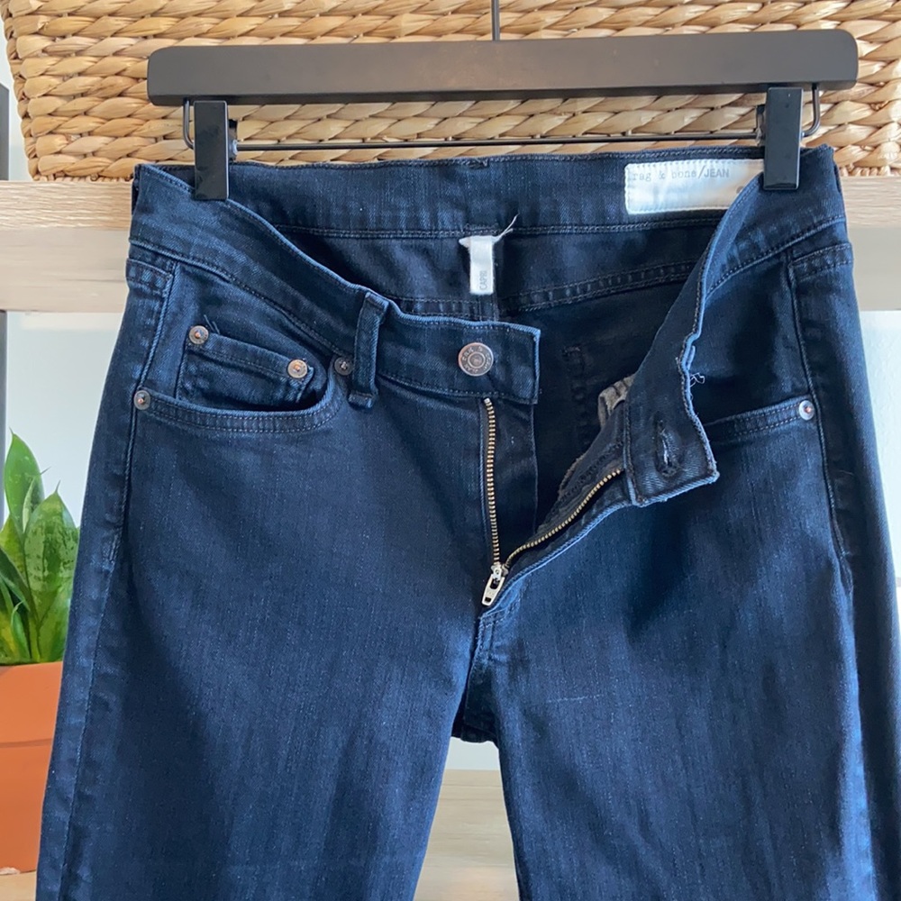 Rag & Bone Mid-Rise Skinny Cropped Ankle Jean, 29 - Picture 7 of 10